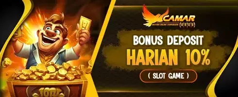 Bonus Deposit Harian 10% hingga Rp500.000 promotion banner